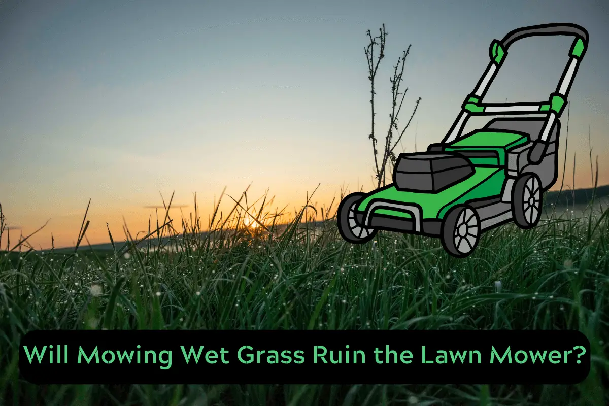 Will Mowing Wet Grass Ruin the Lawn Mower?